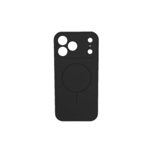 Silikonska futrola Magsafe LUX Iphone 17 PRO CRNA