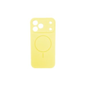 Silikonska futrola Magsafe LUX Iphone 17 PRO MAX ŽUTA