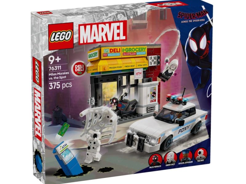 LEGO 76311 Spajder-verzum: Majls Morales protiv Mrlje