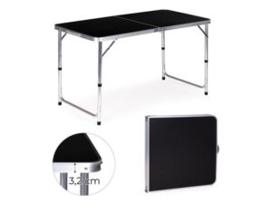 ModernHome Sklopivi sto za kampovanje – Black 120×60 cm