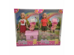 Milla Toys Lutka Bella sa bebom i psom 11/48470