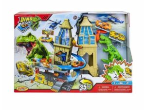 Milla Toys Auto staza Dino Express Wheels sa 2 metalna autića i helikopterom 99/33524