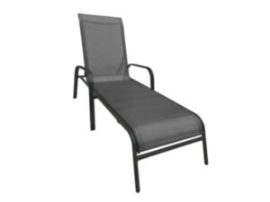 MAKAO Ležaljka metalna 200x67x44 cm siva TT 710030 OUTLET