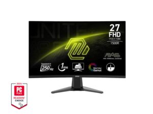 MSI 27” MAG 27C6X VA FHD 250Hz DP/2xHDMI Zakrivljen