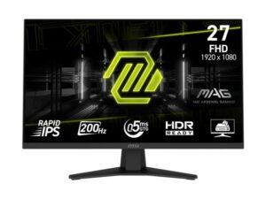 MSI 27” MAG 274F IPS FHD, 0,5ms, 200Hz, HDMI, DP