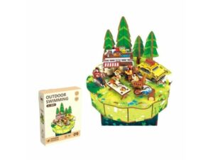 Milla Toys Drvene 3D muzičke puzzle Outdoor Swimming 91/71768