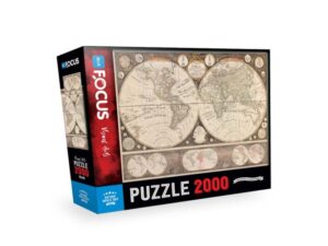 Blue Focus Puzzle Antique World Map BF431 108/24316 19