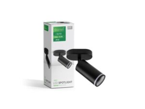 GREENTECH LED spot svetiljka 1x GU10 crna (NYXA-1) 19
