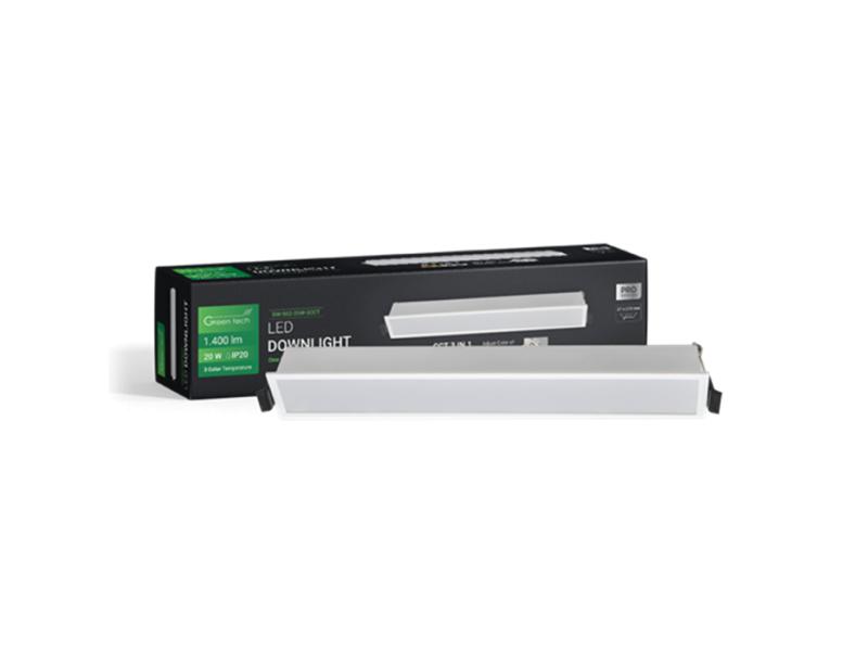 GREENTECH LED ugradni spot 20W 3CCT (DW-S02-20W-3CCT)