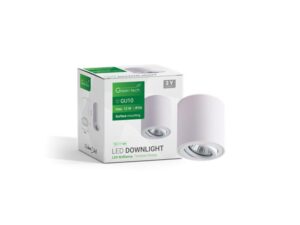 GREENTECH Nadgradna svetiljka GU10 bela (TS117-WH)