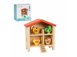 TOOKY TOY Drvena igračka Kućica za kokoške HP071 107/52725 19