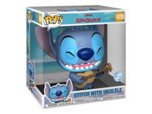 FUNKO POP! Jumbo: Stitch- w/Uke 19