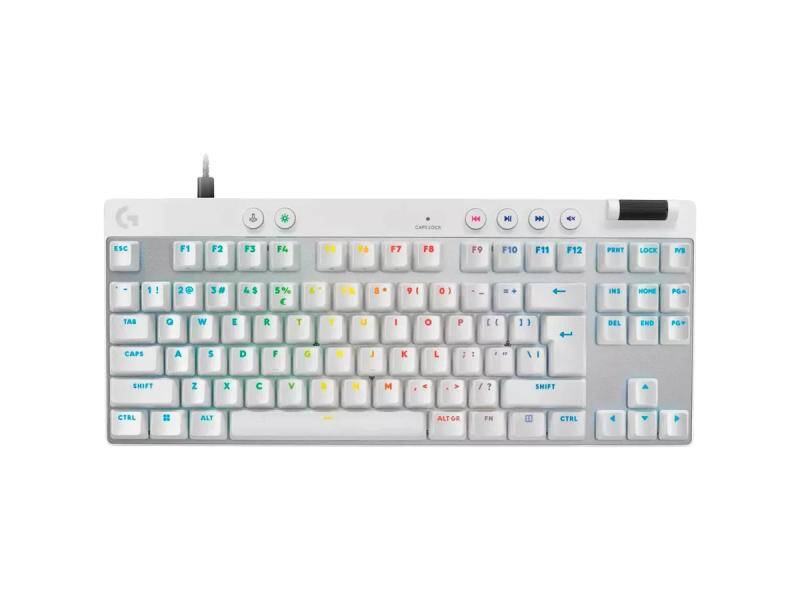 LOGITECH G PRO X TKL RAPID Gejmerska tastatura – Bela USB US
