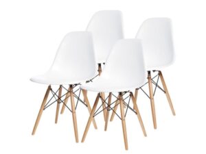 Bolzz MILANO SET 4 STOLICE WHITE BOLMILCHAWHITS