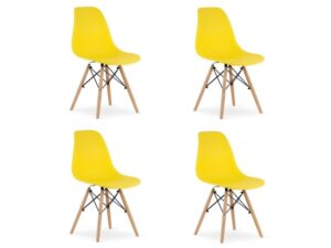 Bolzz OSAKA stolica žuta /Set 4 komada