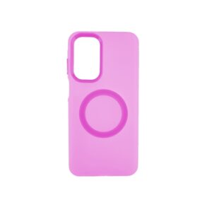 Silikonska futrola Magsafe FLURO COLOR XIAOMI Redmi 15 ROZE