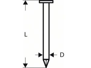 BOSCH Ekser sa prugama okrugla glava SN21RK 90, 3,1 mm, 90 mm, čista, glatka