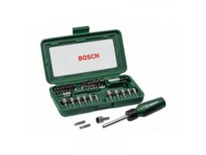 BOSCH 46-delni set bitova sa ručnim zavrtačem 2607019504