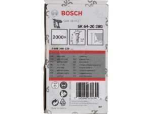 BOSCH Ravni ekser sa upuštenom glavom SK64 20G 38 mm, 2608200529