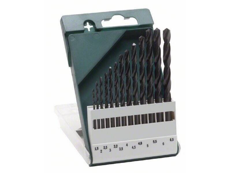 BOSCH 13-delni set burgija za metal HSS-R, DIN 338 2609255031