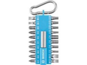 BOSCH 21-delni set bitova odvrtača sa kopčom – plavi 2607002822