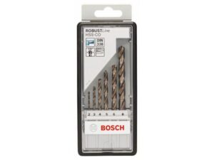 BOSCH 6-delni Robust Line set burgija za metal HSS-Co  2607019924, 2  3  4  5  6  8 mm