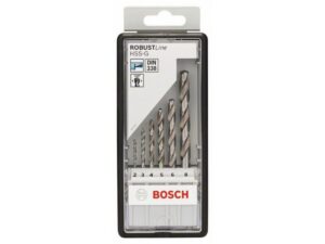 BOSCH 6-delni Robust Line set burgija za metal HSS-G, 135° 2607010529, 2  3  4  5  6  8 mm, 135°