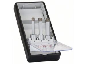 BOSCH 3-delni Robust Line set dijamantskih burgija za suvo bušenje Easy Dry Best for Ceramic 2608587145, 6,0  8,0  10,0 mm