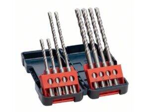 BOSCH 8-delni set hamer burgija SDS plus-3, Tough Box 2607019902, 6 x 110 (2x)  6 x 160 (2x)  8 x 160 (2x)  10 x 160 (2x) mm