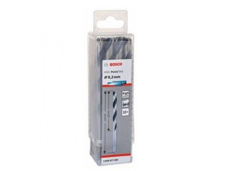 BOSCH HSS spiralna burgija PointTeQ 9,2 mm paket od 10 komada