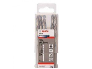 BOSCH Burgija za metal HSS-G, DIN 338 6,2 x 63 x 101 mm pakovanje od 10 komada