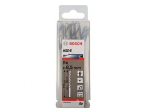 BOSCH Burgija za metal HSS-G, DIN 338 8,5 x 75 x 117 mm pakovanje od 5 komada
