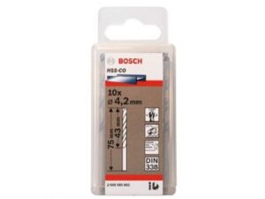 BOSCH Burgija za metal HSS-Co, DIN 338 4,2 x 43 x 75 mm pakovanje od 10 komada