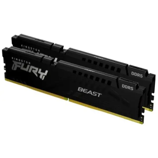 Memorija DDR5 32GB (2×16) 5600MHz Kingston Fury Beast KF556C40BBK2-32