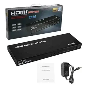 HDMI spliter 1x16 12V/3A ver.1.4 KT-HSP-1.16