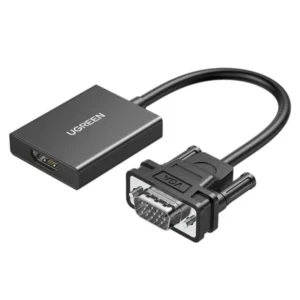 Adapter konverter Ugreen VGA na HDMI + Audio port 1080P/60Hz CM513