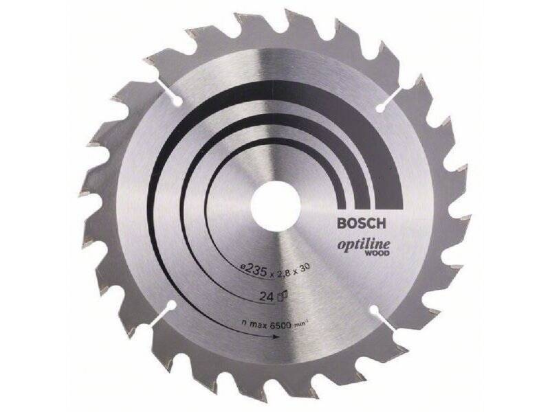 BOSCH List kružne testere Optiline Wood 235 x 30 25 x 2.8 mm. 24