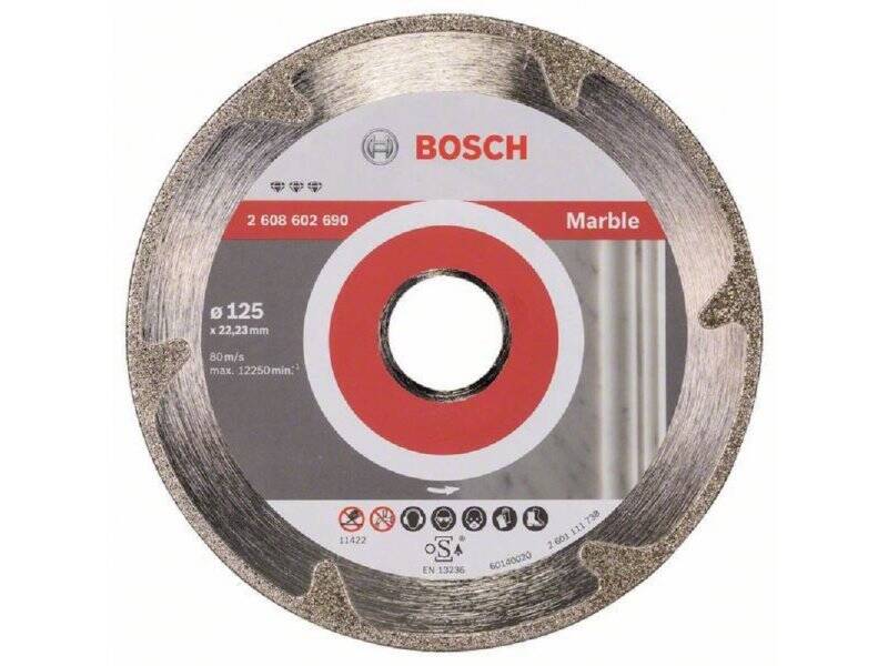 BOSCH Dijamantska rezna ploča Best for Marble 2608602690, 125 x 22,23 x 2,2 x 3 mm