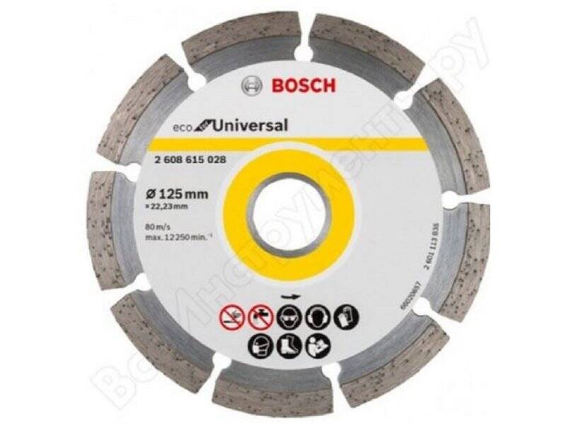 BOSCH Dijamantska rezna ploča 125 mm