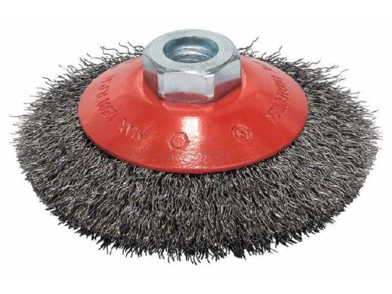 BOSCH Talasasta pljosnata četka 100, čelična 2608622057, 100 mm, 0,3 mm, M14