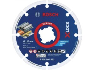 BOSCH X-LOCK 115mm dijamantska ploča za sečenje metala Best for Metal – 2608900532