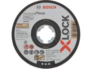 BOSCH X-LOCK Standard for Inox 10x115x1x22,23 mm za ravno sečenje – 2608619266
