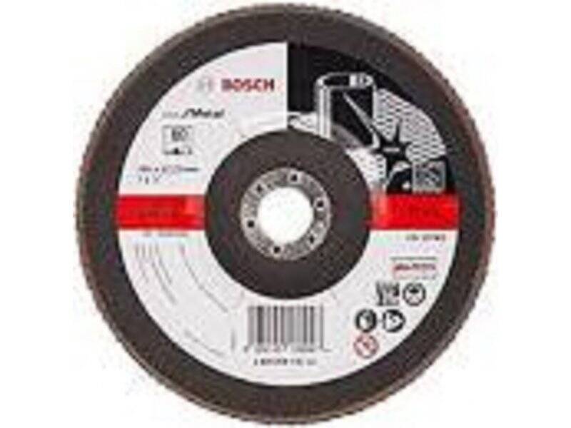 BOSCH Lamelni brusni disk X571, Best for Metal Prečnik 180 mm  granulacija 80, kolenasti – 2608606739