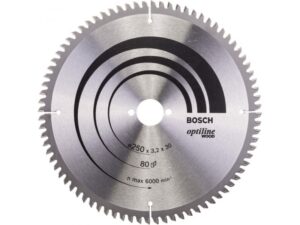 BOSCH List kružne testere Optiline Wood 250 x 30 x 3.2 mm. 80 (2608640645)