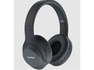 CANYON Bežične slušalice BTHS-3, Bluetooth 5.1, 300mAh, tamno siva