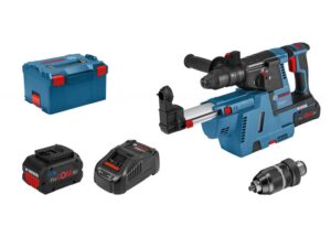 BOSCH GBH 18V-26 F + GDE 18V-16 adapter za usisavanje  2 x 5,5 Ah ProCORE u L-Boxx koferu (061191000G)