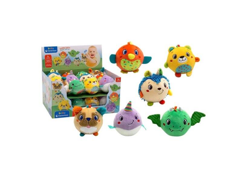 CLEMENTONI Meki plišani drugari ASST