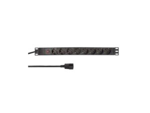 LOGILINK PDU 8 x šuko CEE 7/3 konektor C14 prenaponska zaštita
