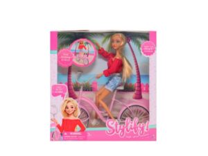 STYLIFY Fashion lutka sa biciklom, 31cm