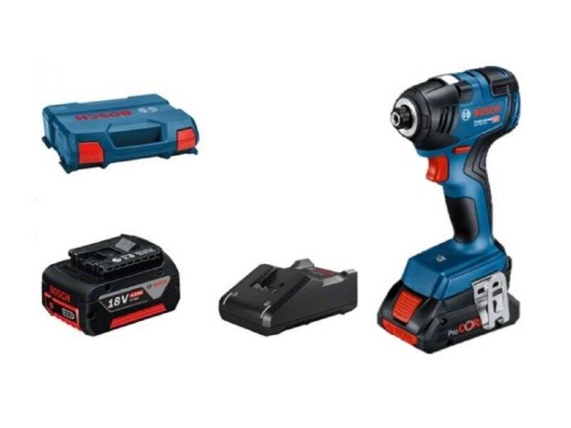 BOSCH Udarni odvrtač GDR 18V-200 18V, 2×4,0 Ah + kofer, 06019J2107